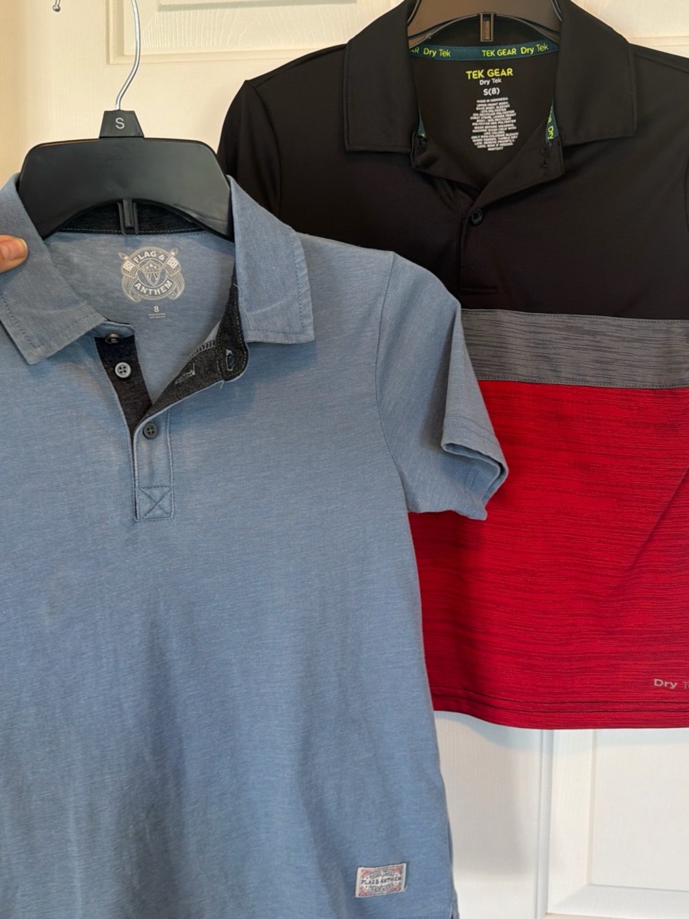 2 polo shirts - boys size 8/10
